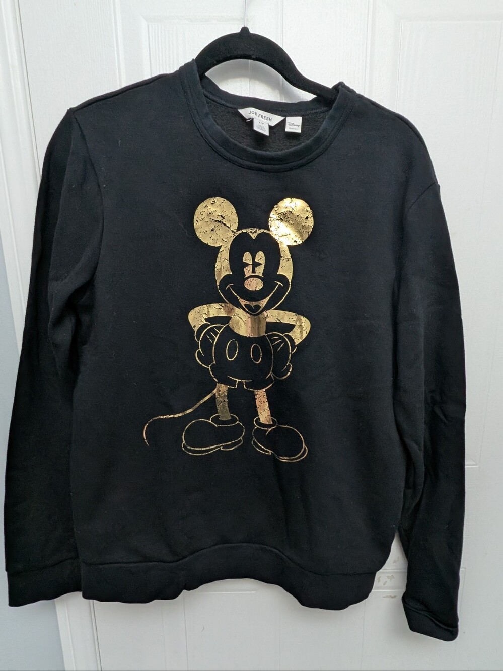 Joe Fresh Gold Mickey Mouse Sweater - Like New